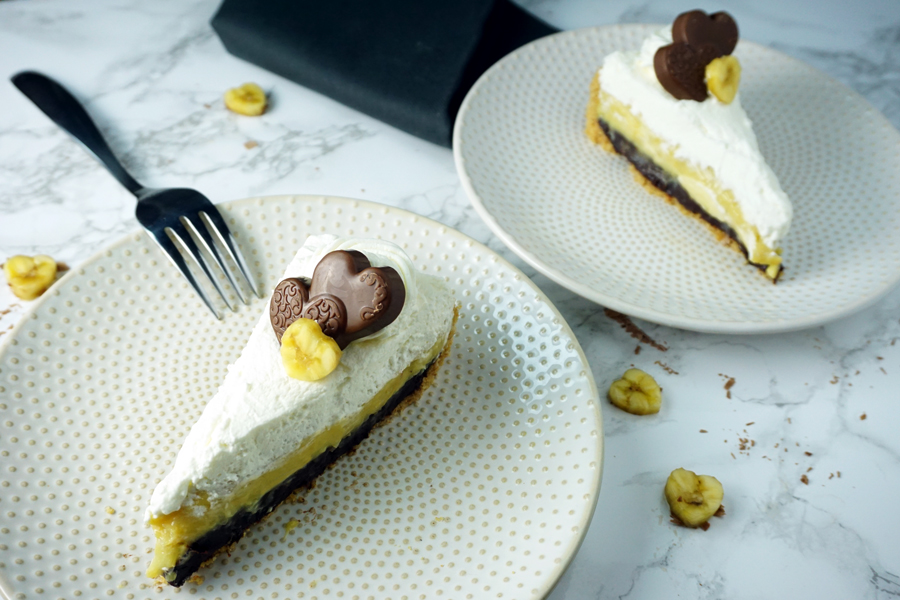 Black Bottom Coconut-Banana Cream Pie