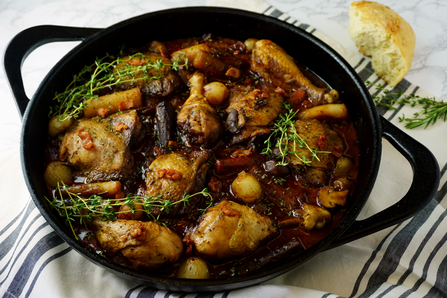 Easy Stovetop Coq Au Vin