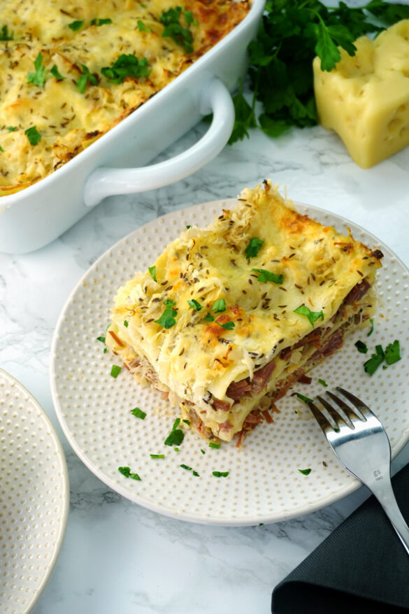 Reuben Lasagna - Frydae | St. Patrick's Day Recipe