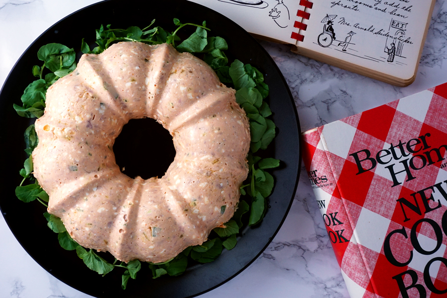 Vintage Recipe Tuna Tomato Aspic April Fools