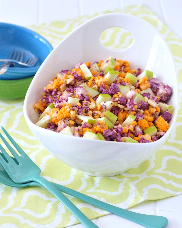 Cauliflower Cashew Confetti Salad by Spabettie