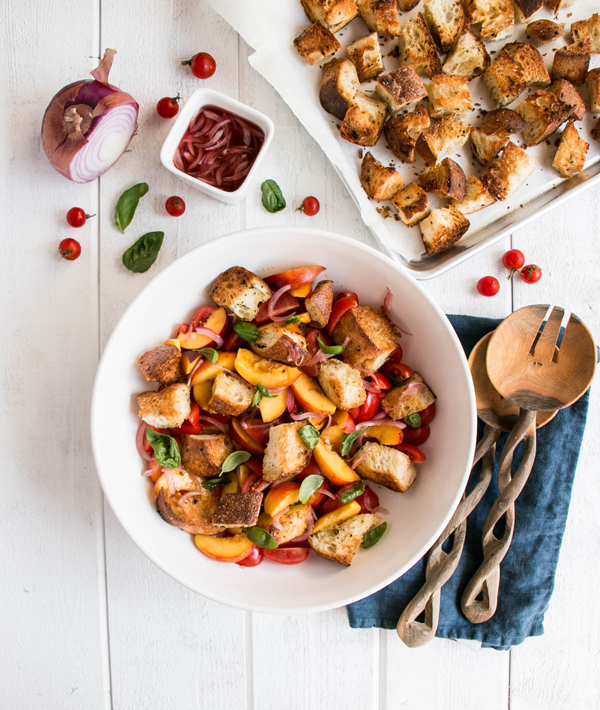 Nectarine Panzanella by My Kitchen Love