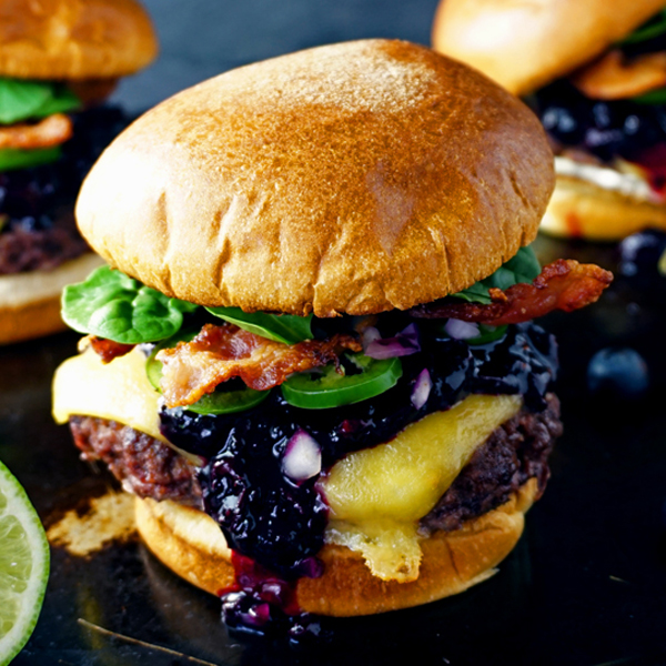 HabaneroLime Blueberry Bacon Cheeseburgers Frydae Summer Grilling