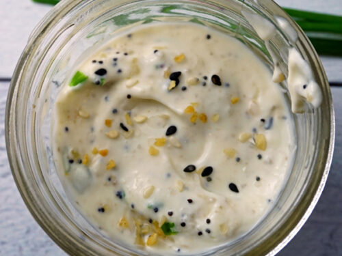 Everything Bagel Cream Cheese Dressing Everything Bagel Cream Cheese Dressing